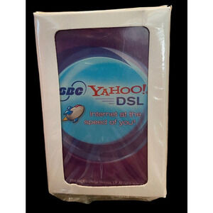 Vintage Yahoo DSL Playing Cards NEW Sealed Deck RARE 2004 Computer Collectible